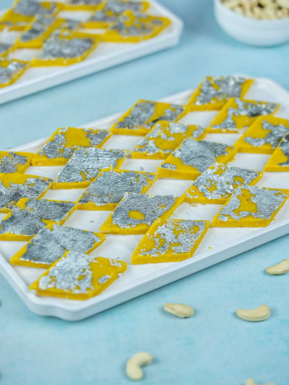 Kesar Kaju Katli